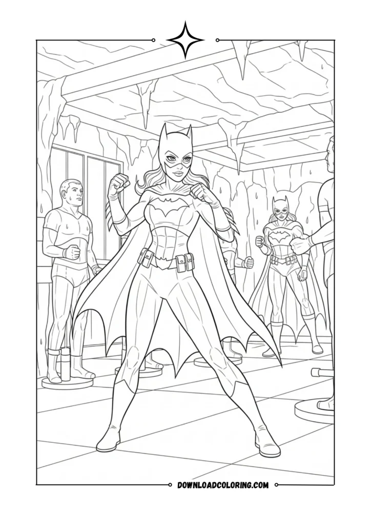 Batgirl Training Scene