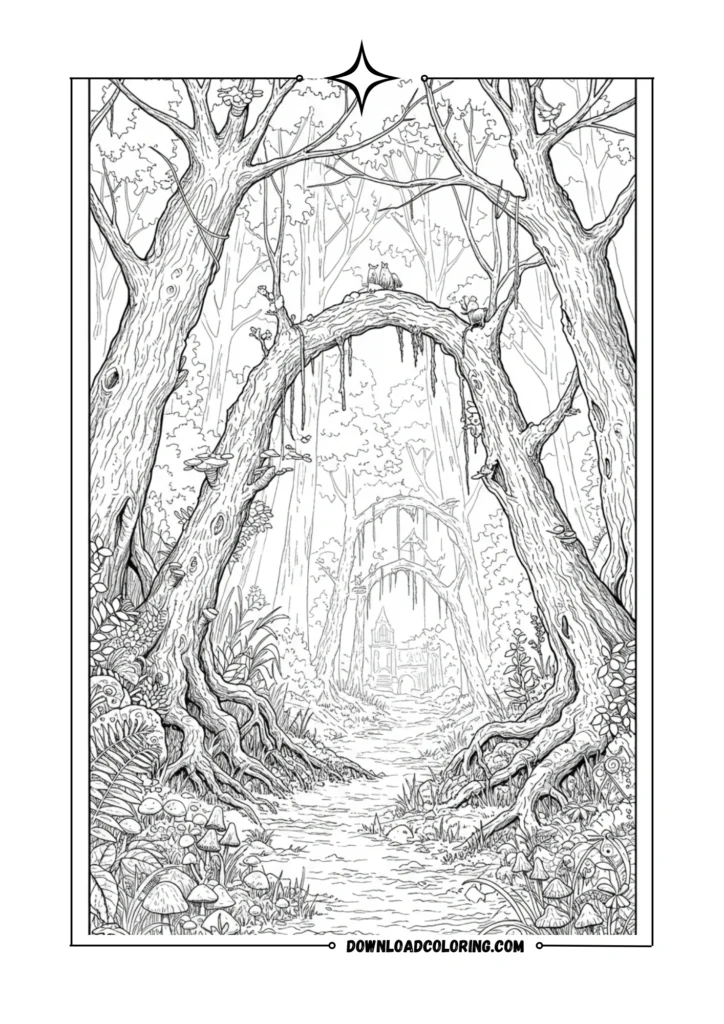 Enchanted Gothic Forest