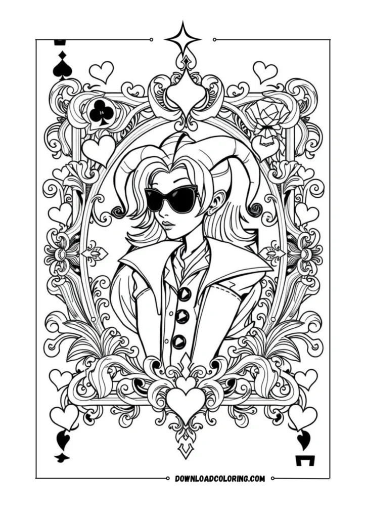 Harley Quinn Pattern Frame