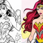 wonder woman coloring pages