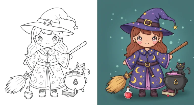 Doll Coloring Pages