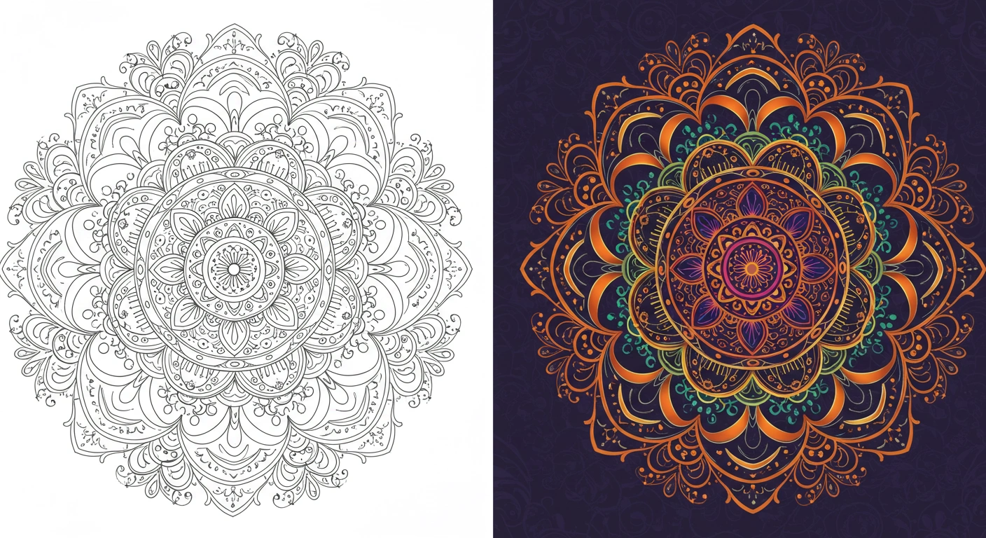 Easy Mandala Coloring Pages for Beginners