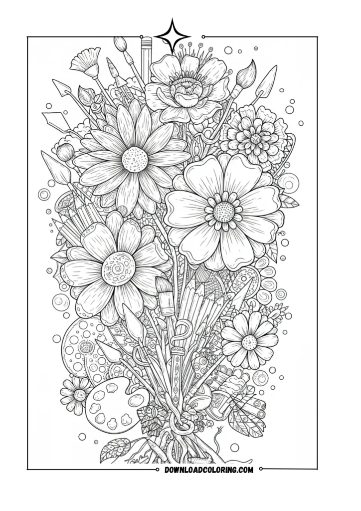 Flower Power Paint Splash