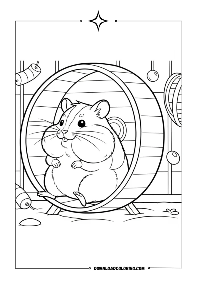 Hamster in Wheel