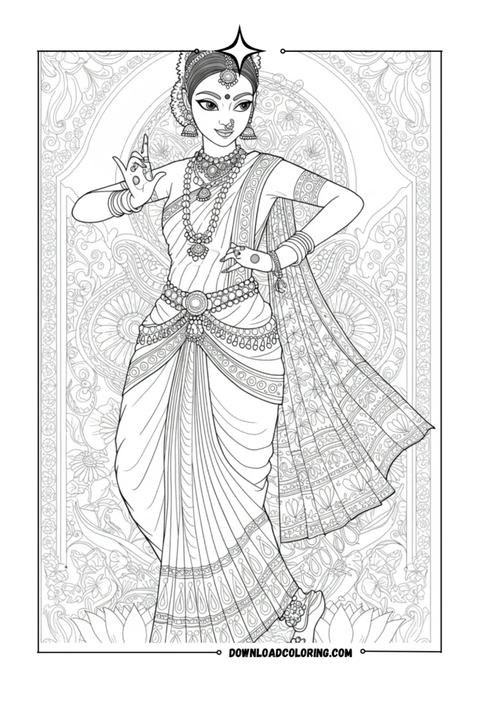 Indian Classical Dancer Doll