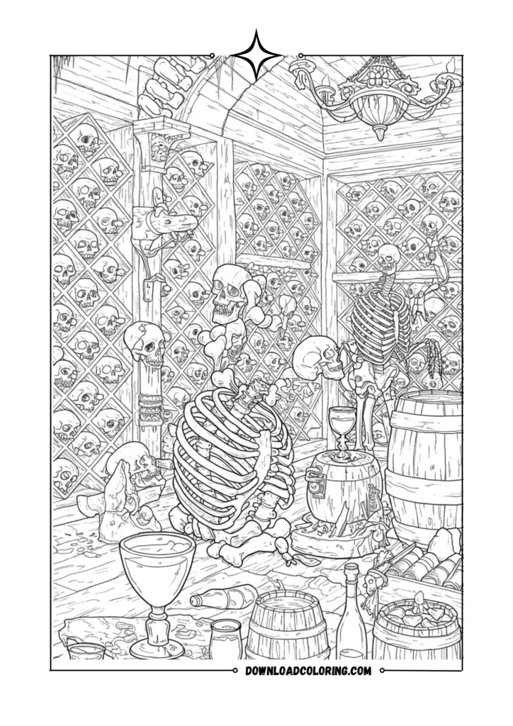 Skull Goblet Wine Cellar