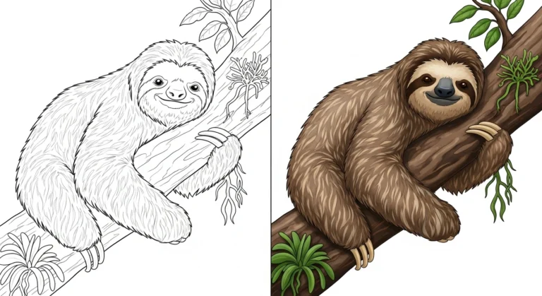 jungle animal drawings