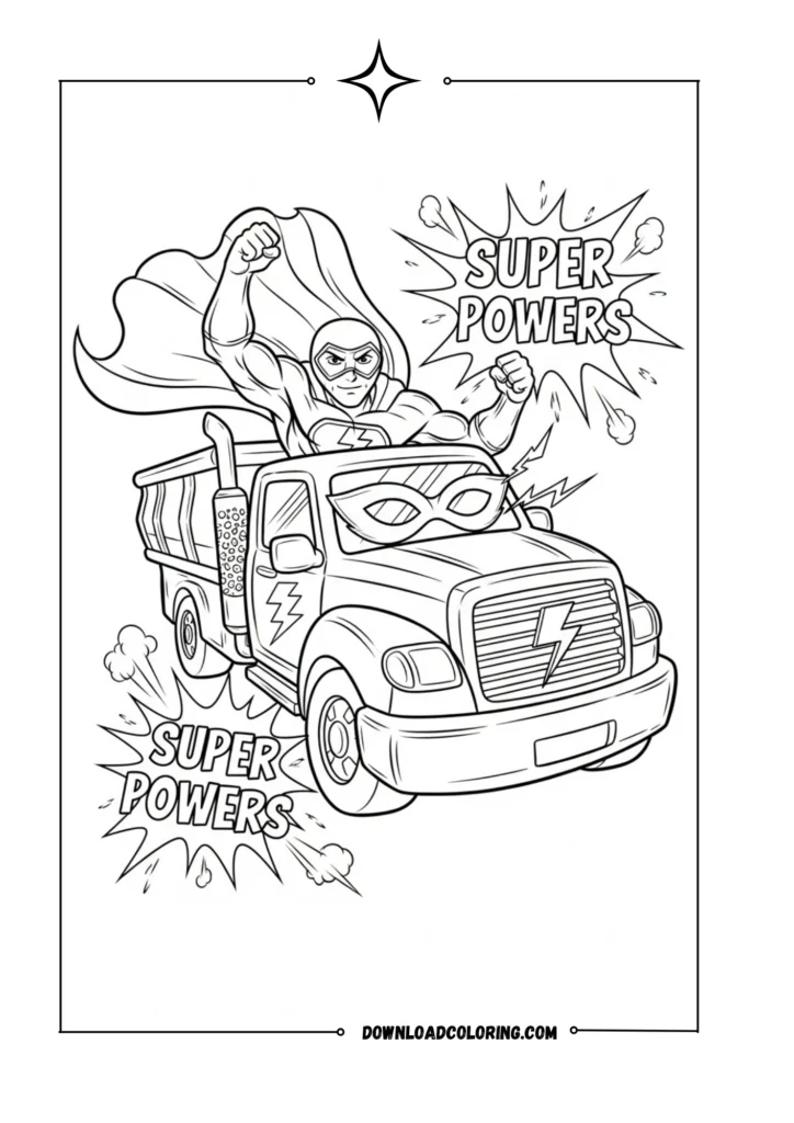 Superhero Truck